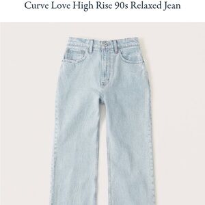 Abercrombie & Fitch Light Blue High Rise Jeans